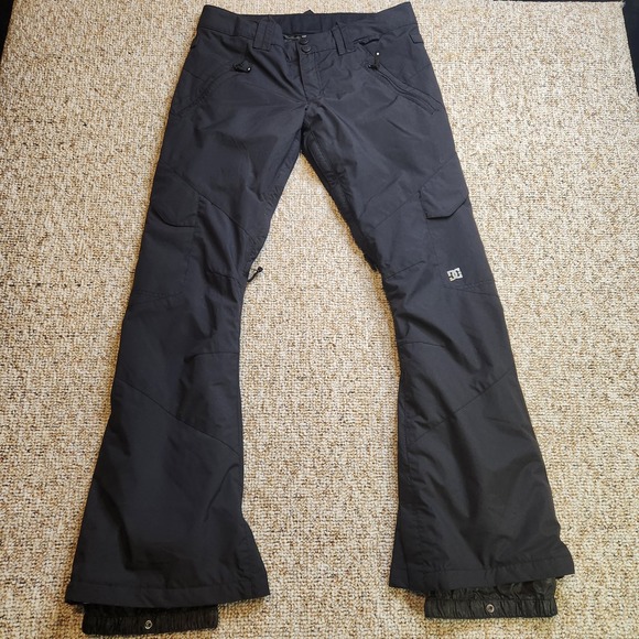 DC Snowboarding Pants | Black 10K Waterproof | Women's Size L - Picture 1 of 14